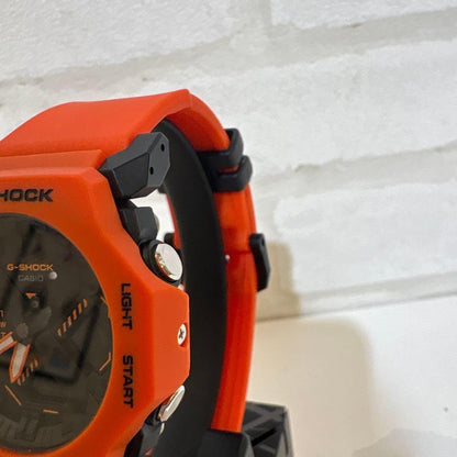 CASIO G-SHOCK GA-2300 Analog Digital Watch Orange Resin Case Mens Working