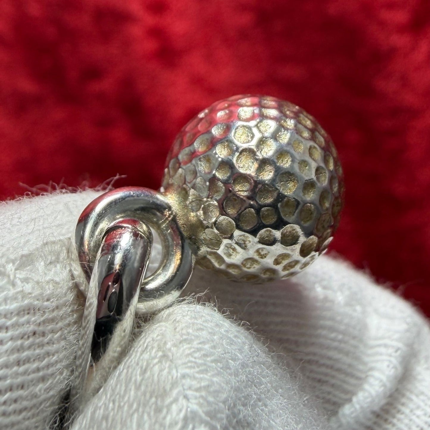 Georg Jensen  # 378 Sterling Silver 925 Golfball Bracelet Andreas Mikkelsen Rare