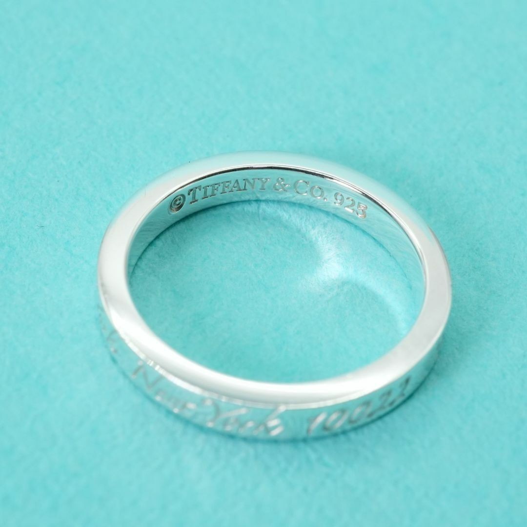 Excellent Tiffany & Co Sterling Silver 925 Note Narrow Ring Size US 5.5