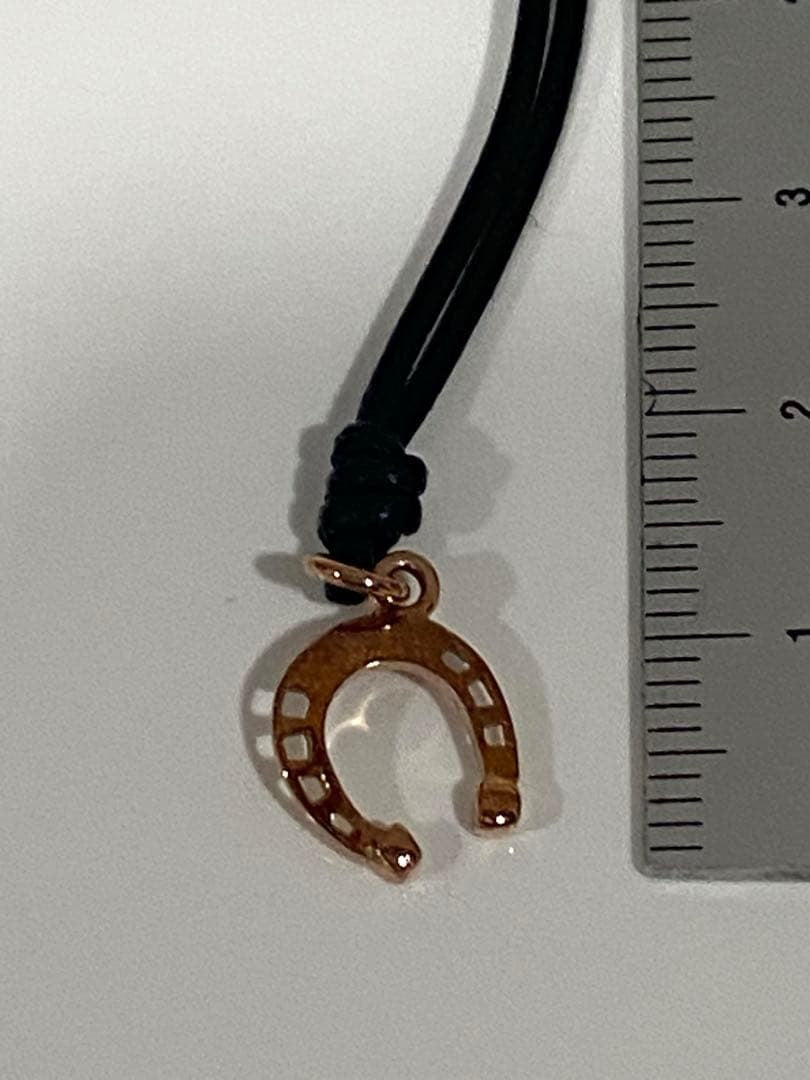Pomellato Dodo 9k Rose Gold Mini Horseshoe Charm Pendant Necklace Near Mint