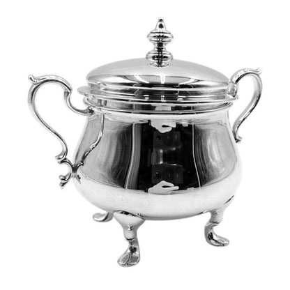 Excellent Tiffany & Co. MAKERS Sterling Silver 925 Sugar Bowl Sugar Pot Vintage