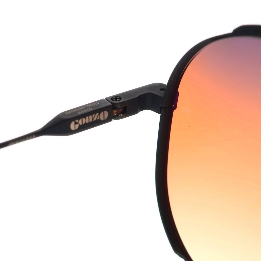 Jacques Marie Mage JMMDCR88 Duke Diamond Cross Ranch Teardrop Sunglasses Orange