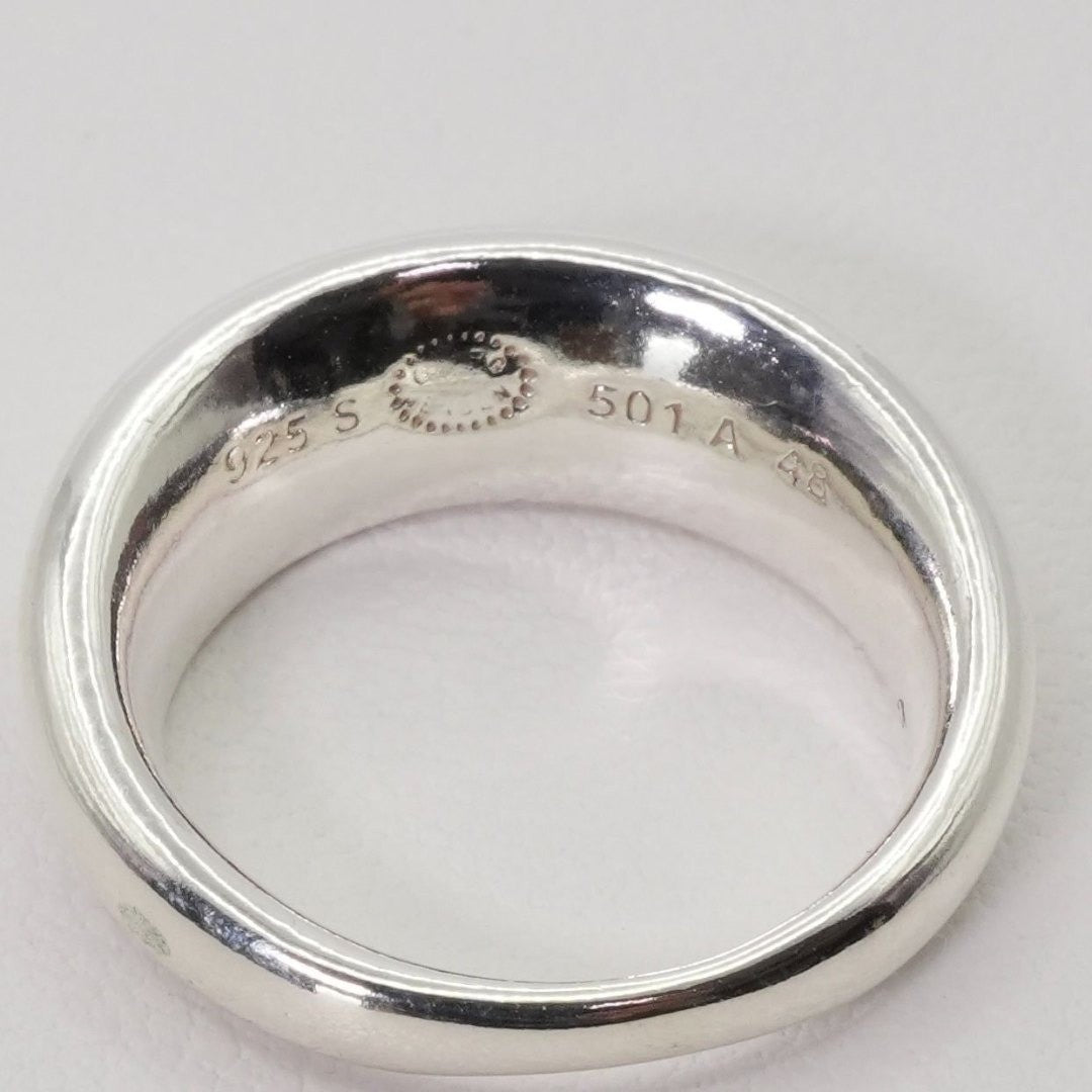 Georg Jensen # 501A Silver Curve Ring Regitze Overgaard Used Size 45 US 3.25