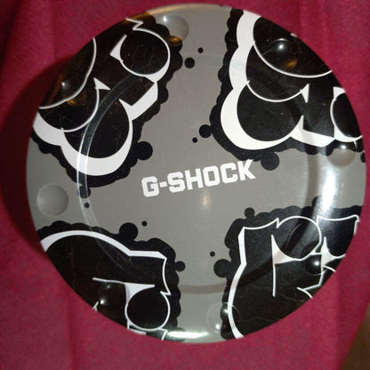 CASIO G-SHOCK DW-5000SS Digital Watch Brick Pattern Clear Black Resin Tin Case