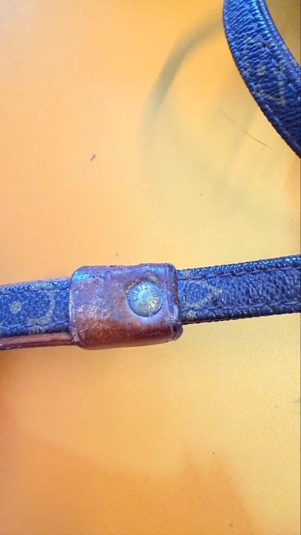 Louis Vuitton Monogram Pet Leash Lesse Baxter MM M58056 Dog Leather 110cm 43.3in