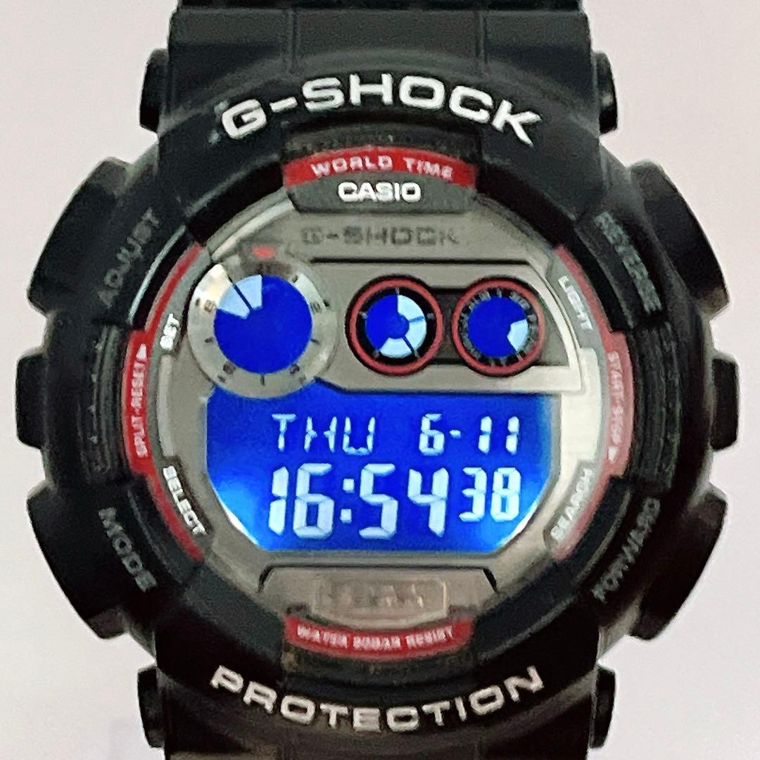 CASIO G-SHOCK GD-120TS Red Black Dial Quartz Digital Watch Men Working