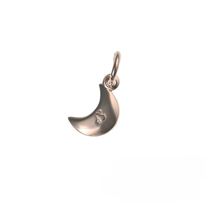 Pomellato DoDo 9K Rose Gold Moon Motif Charm Pendant Top New W/Box