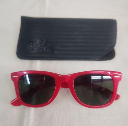 Ray-Ban Bausch Lomb Red 5022 Vintage 80s Sunglasses Classic Retro Eyewear Rare