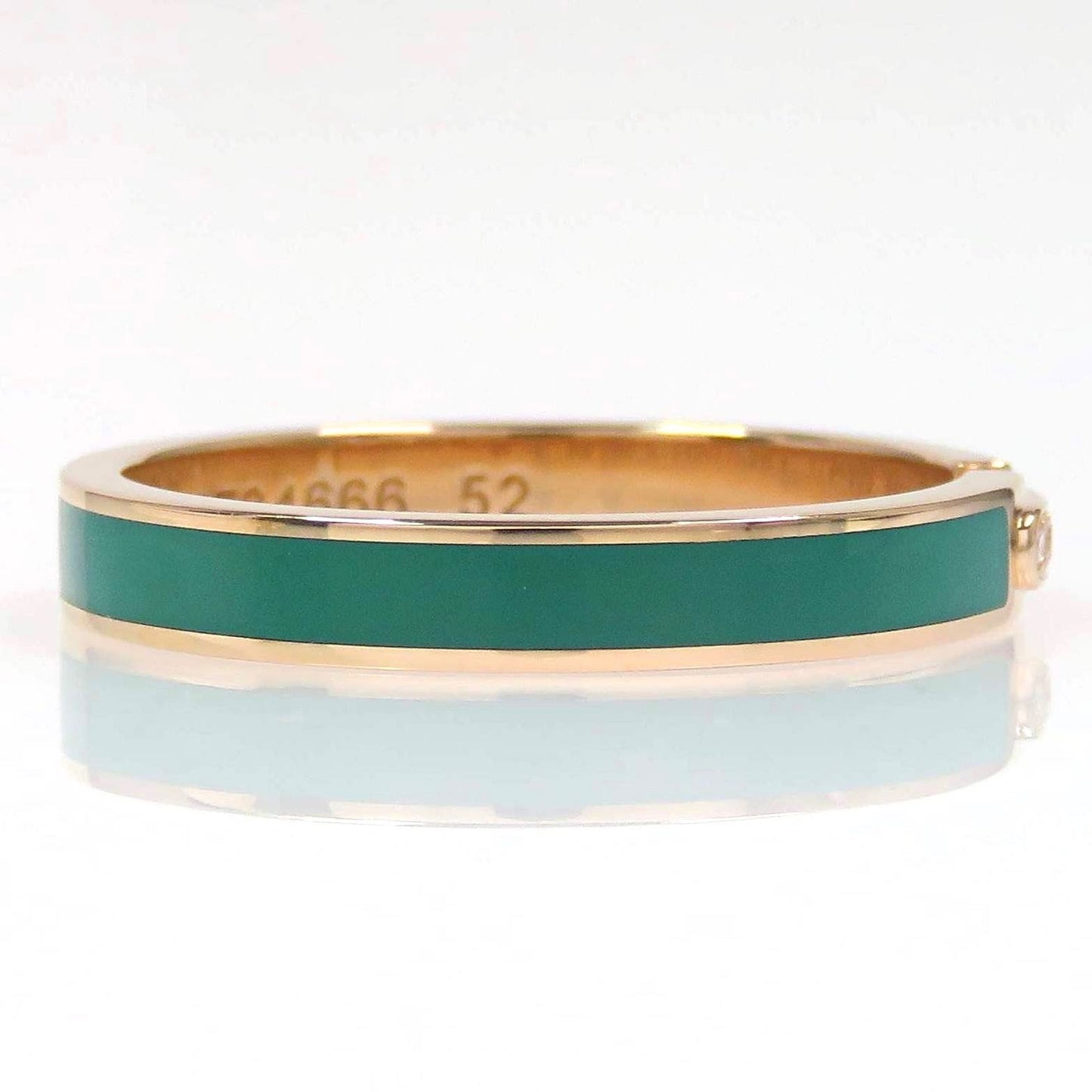 Chaumet Lian Evidence Ring Pink Gold K18 AU750 5P Diamond Size 52 US 6 Authentic