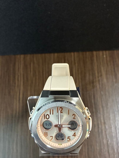 CASIO BABY-G G-MS MSG-W610FE-4AJF Tough Solar Womens Watch Silver Beige Dial