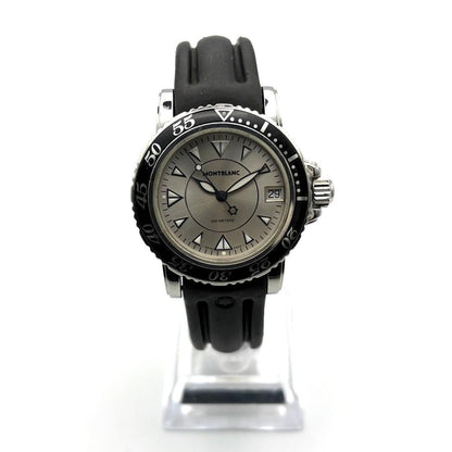 Montblanc 7036 Diver Date Meisterstück Quartz Analog Watch Men Overhauled