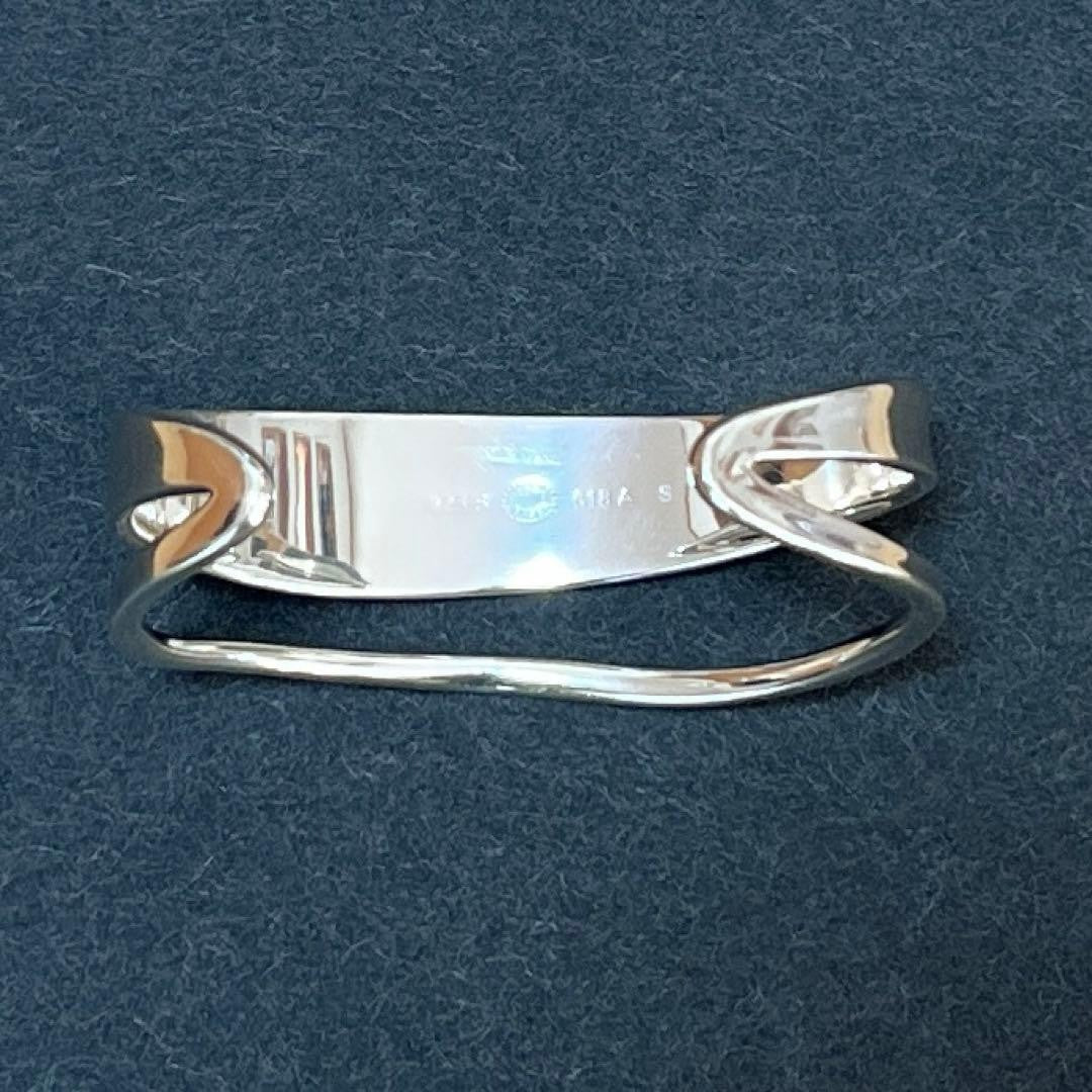 Georg Jensen Marcy # 618A Sterling Silver 925 Bangle Bracelet Size S Used