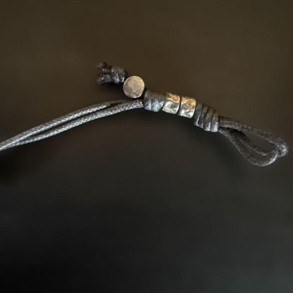 Pomellato DoDo18K White Yellow Gold Sterling Silver 925 Leather Bracelet 17.5cm