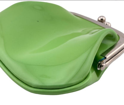 Tiffany & Co Light Green Mini Compact Wallet Clasp-top Coin Purse