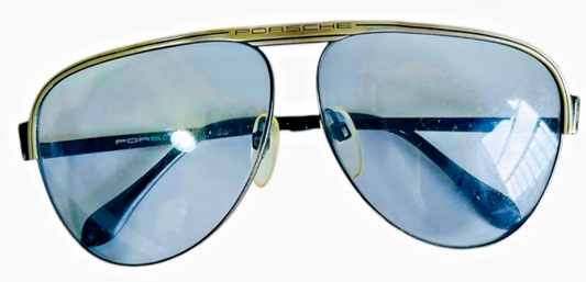 Porsche Design 908SB Aviator Teardrop Sunglasses Blue Gradient 1970s Vintage