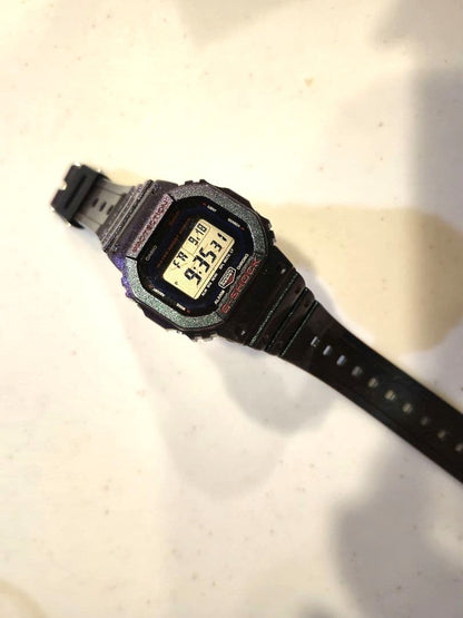 CASIO G-SHOCK DW-B5600AH-6JF Aim High Gaming Watch Purple Bluetooth 48.9mm