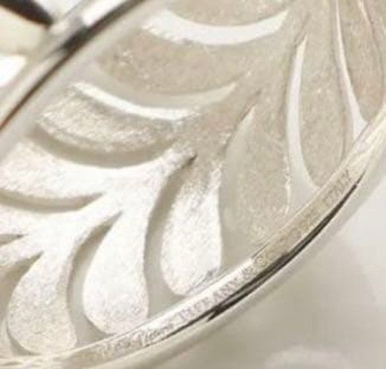 Tiffany & Co Silver 925 Paloma Picasso Villa Palm Leaf Wide Ring Size US 5.75
