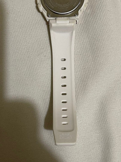 CASIO Baby-G G-MS MSG-W100G Tough Solar Womens Watch White Gold Dial Multiband