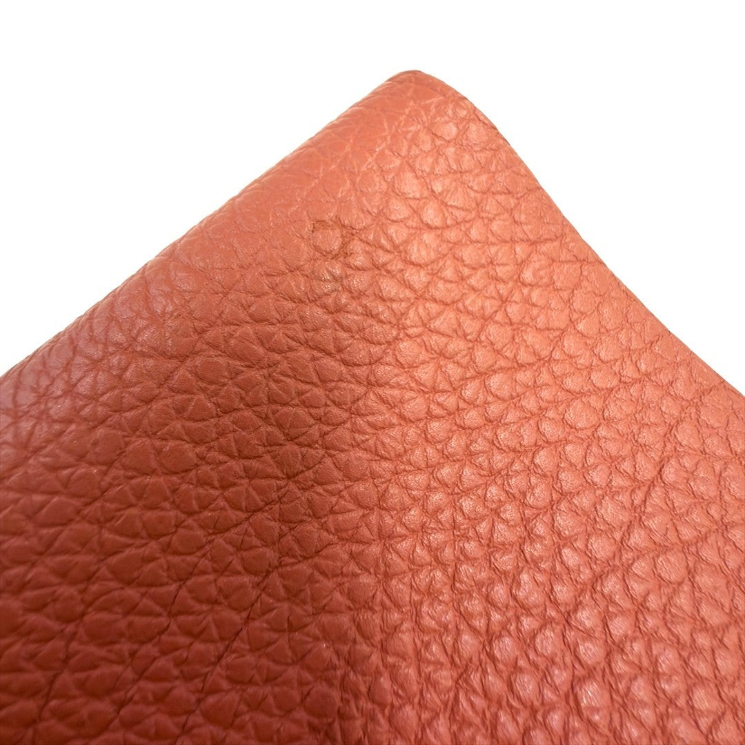 HERMES Ulysse Mini Notebook Cover Togo Leather Pink Silver HW Agenda France