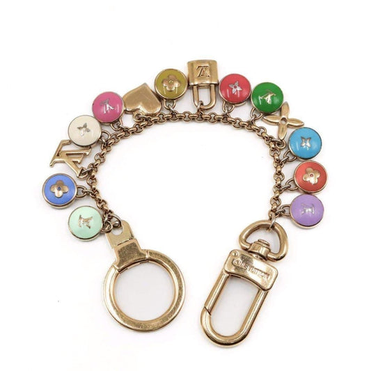 Louis Vuitton Auth M65380 Porte Cles Chenne Pastilles Key Ring Charm 21 cm 8.3"