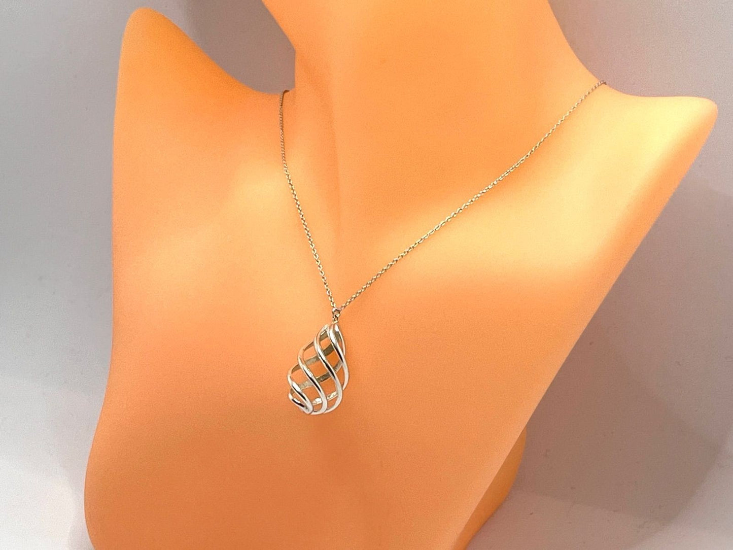 Tiffany & Co Sterling Silver 925 Venice Luce Drop Pendant Necklace Used Japan