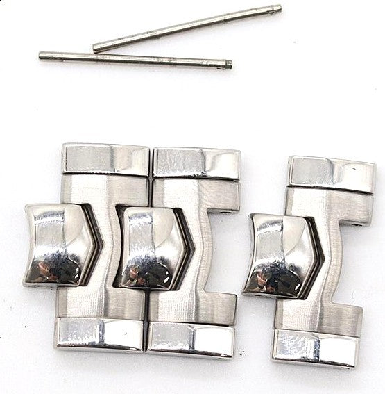 Philippe Charriol 0096 CCSTRM Genuine Band Link 3pcs Silver Stainless Steel 20mm
