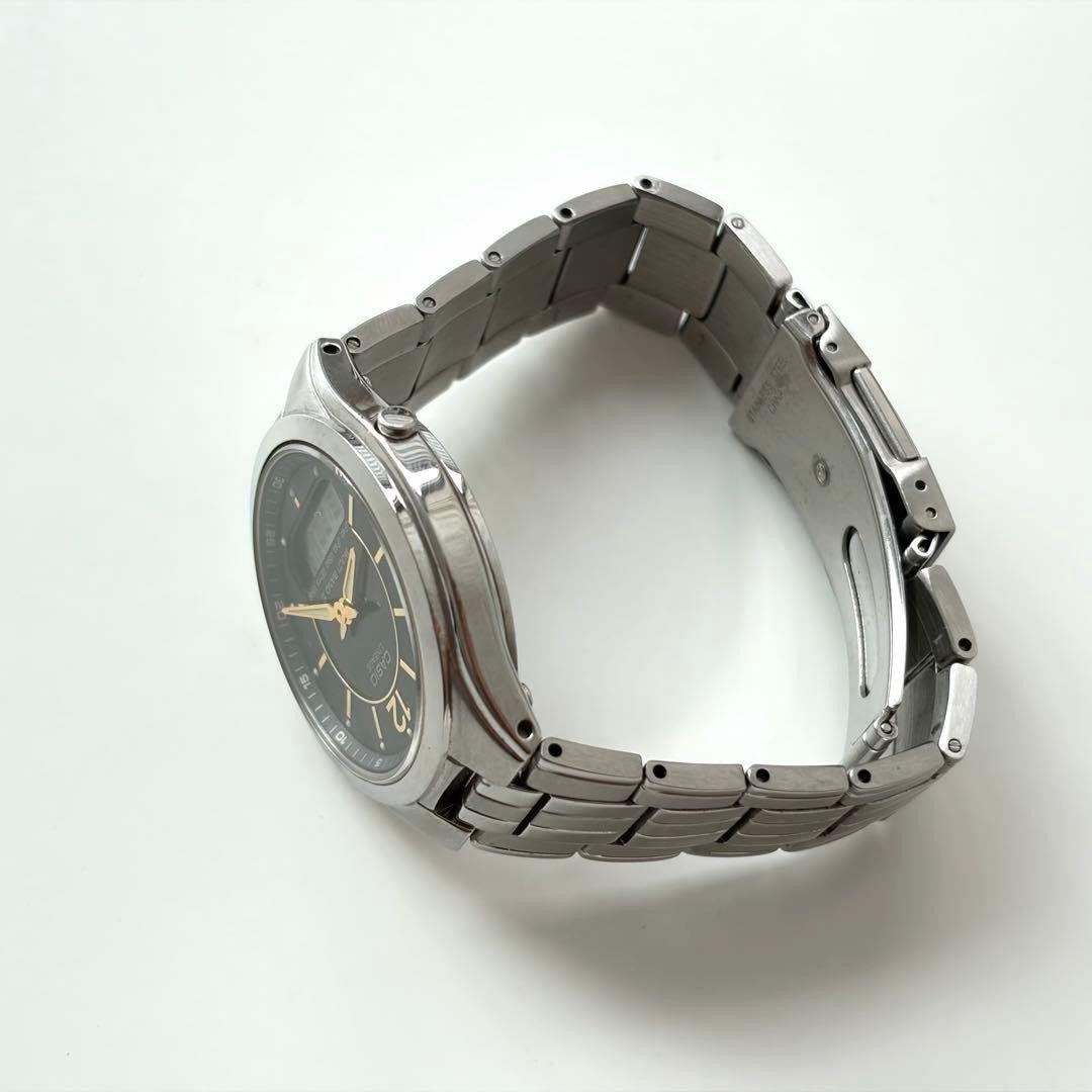 CASIO LINEAGE LCW-M200DJ-1AJF Multi Band 5 Solar Watch Black Gold Ana-Digi Steel