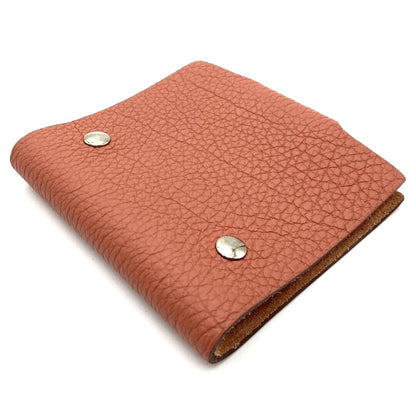 HERMES Ulysse Mini Notebook Cover Togo Leather Pink Silver HW Agenda France