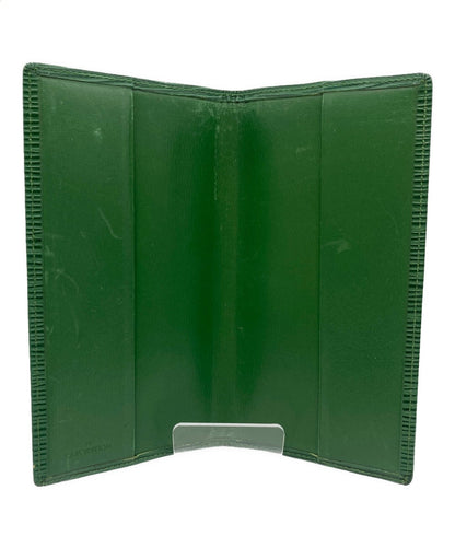 LOUIS VUITTON Agenda Cover R20524 Green Epi Leather Notebook Case Vintage