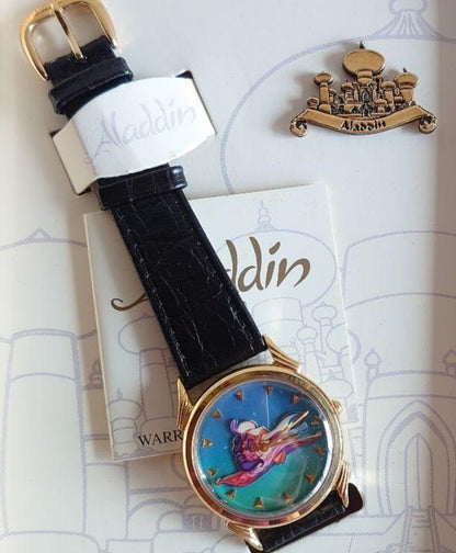Rare Disney Aladdin Analog Watch Limited To 2500 Pieces 1997 from Japan