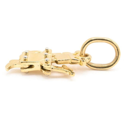 Pomellato Yellow Gold 18K Pierrot King Clown Charm Pendant Top