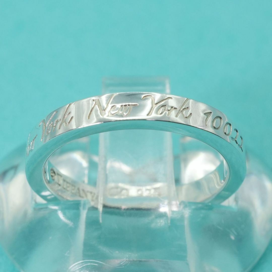 Excellent Tiffany & Co Sterling Silver 925 Note Narrow Ring Size US 5.5