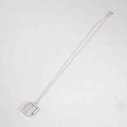 Tiffany & Co Sterling Silver 925 1837 Square Spinner Necklace L 40cm Excellent