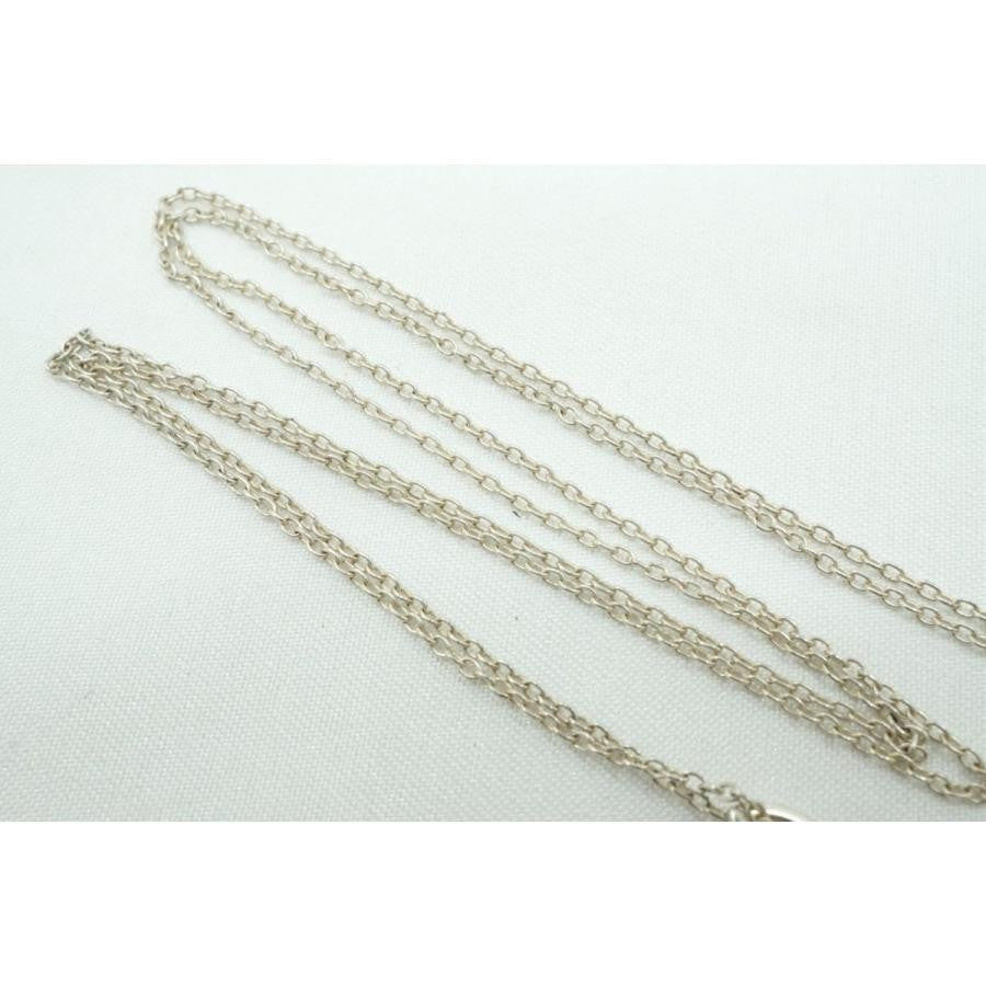 Tiffany & Co Sterling Silver 925 Butterfly Papillon Pendant Necklace L46cm 18.1"