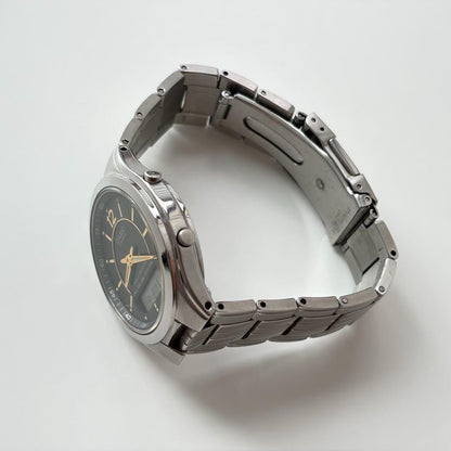 CASIO LINEAGE LCW-M200DJ-1AJF Multi Band 5 Solar Watch Black Gold Ana-Digi Steel