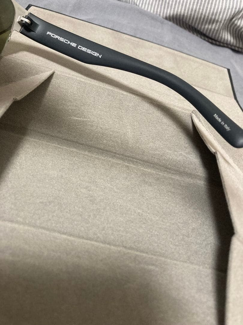 Porsche Design P'8582 Rectangular Sunglasses Men Silver Frame Excellent