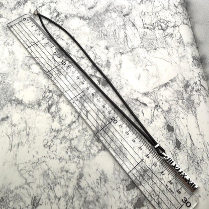 Tiffany & Co Atlas Sterling Silver 925 Roman Numeral Bar Pendant Necklace 50cm