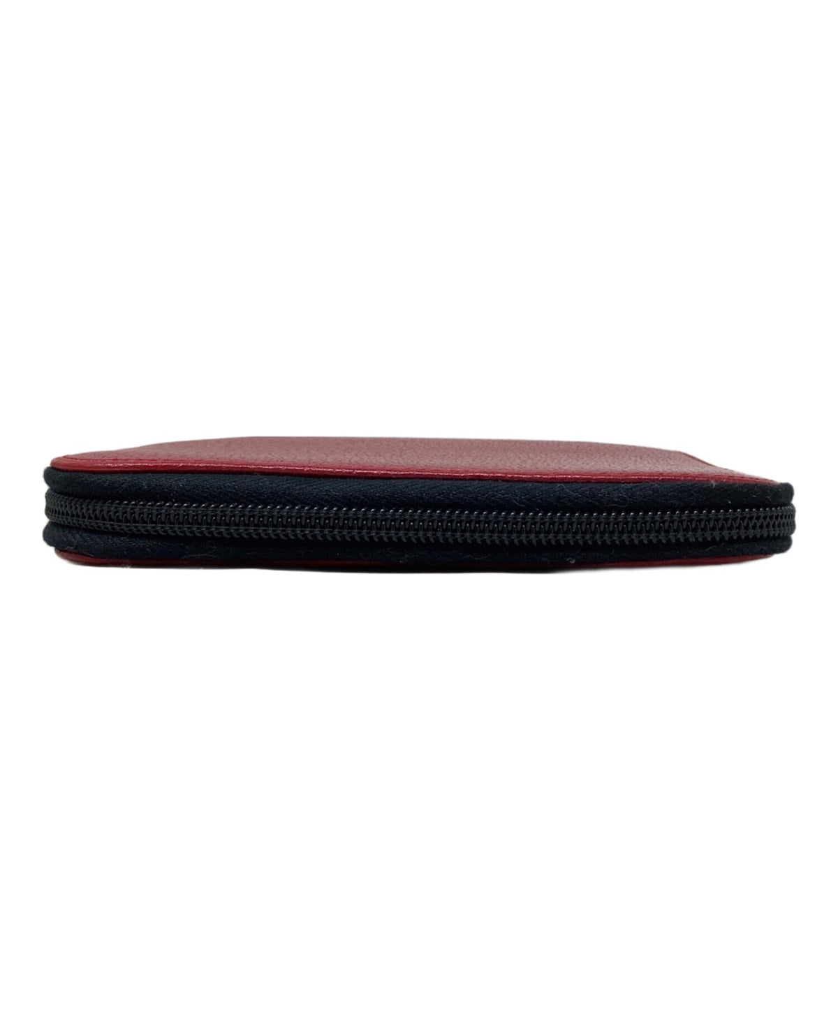 PRADA Vitello Daino Notebook Cover Organizer Red Leather Zip Around Case