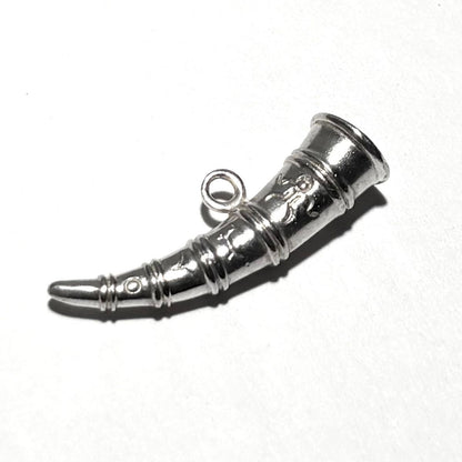 Vintage 50s Just Andersen Sterling Silver 925 Charm Pendant Top Denmark
