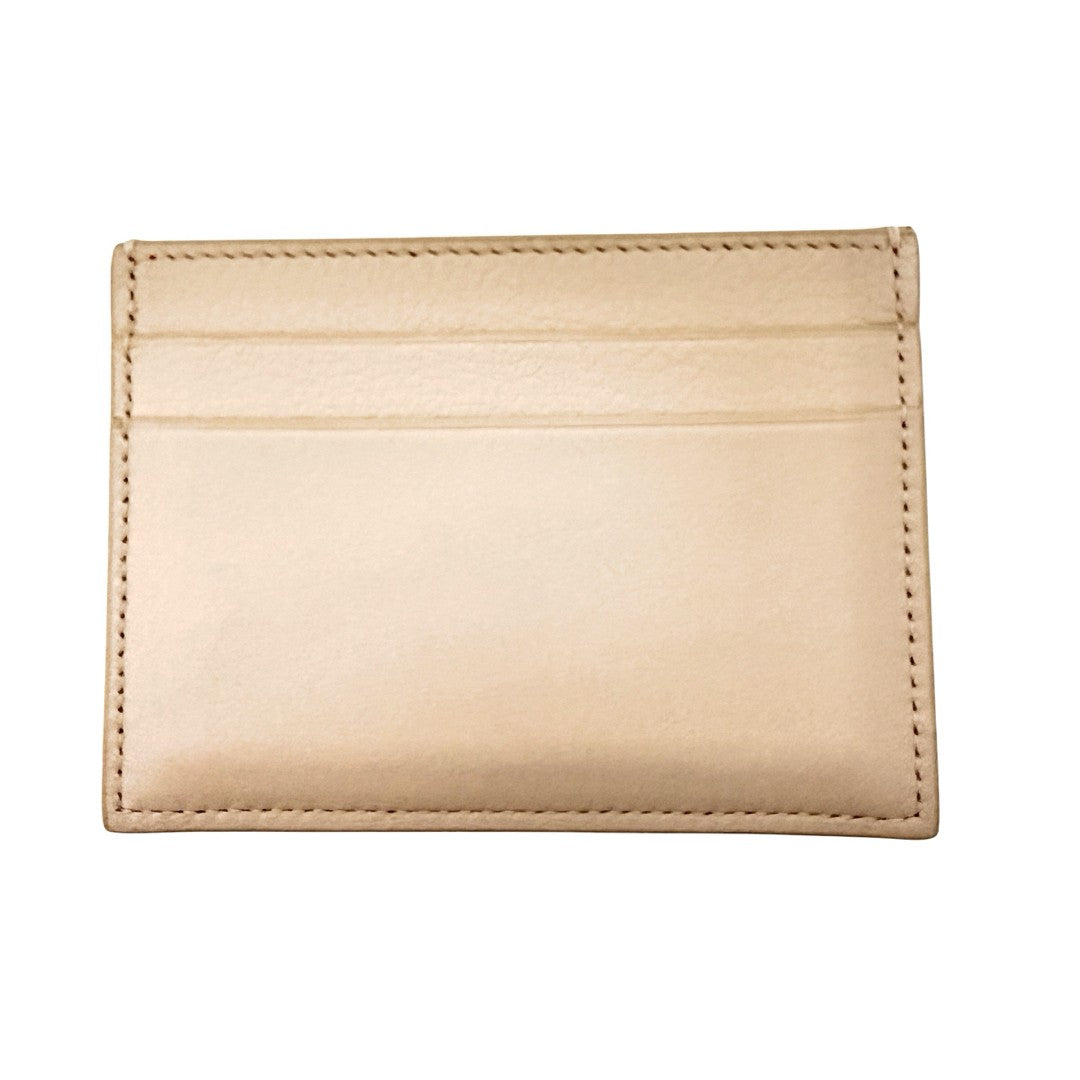 Loewe Suna Fujita Hamster Beige Napa Calfskin Card Case Holder Unused
