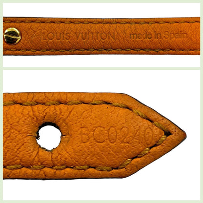Excellent LOUIS VUITTON Logomania Bracelet LV Circle M4150 Used Japan Authentic