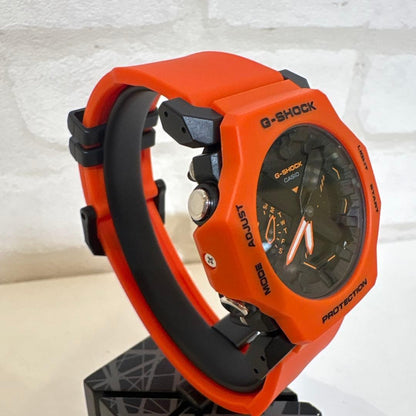 CASIO G-SHOCK GA-2300 Analog Digital Watch Orange Resin Case Mens Working
