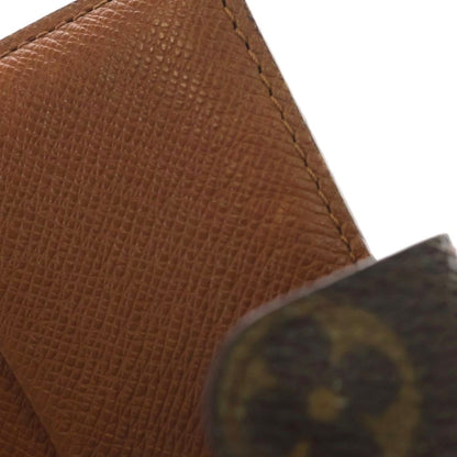 Louis Vuitton Monogram Agenda Mini Notebook Cover R20007 Brown PVC Leather Used