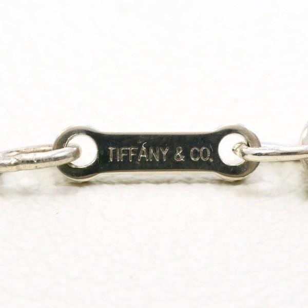 Tiffany & Co Sterling Silver 925 Tear Drop Pendant Necklace L41cm 16in Excellent
