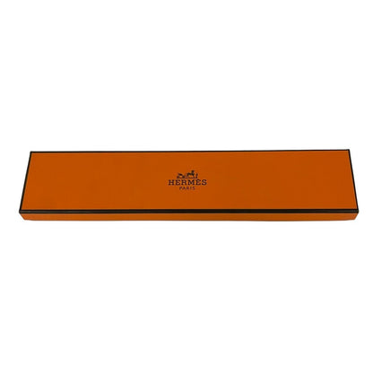 HERMES Petit Ash Car Key Holder Charm Travel Tag Black Beige Clemence Leather