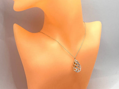 Tiffany & Co Sterling Silver 925 Venice Luce Drop Pendant Necklace Used Japan