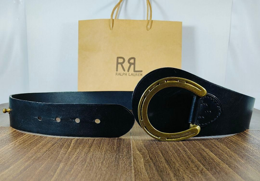 Ralph Lauren Vintage 90s High Quality Dress Belt Luxury Leather Accessory Size M