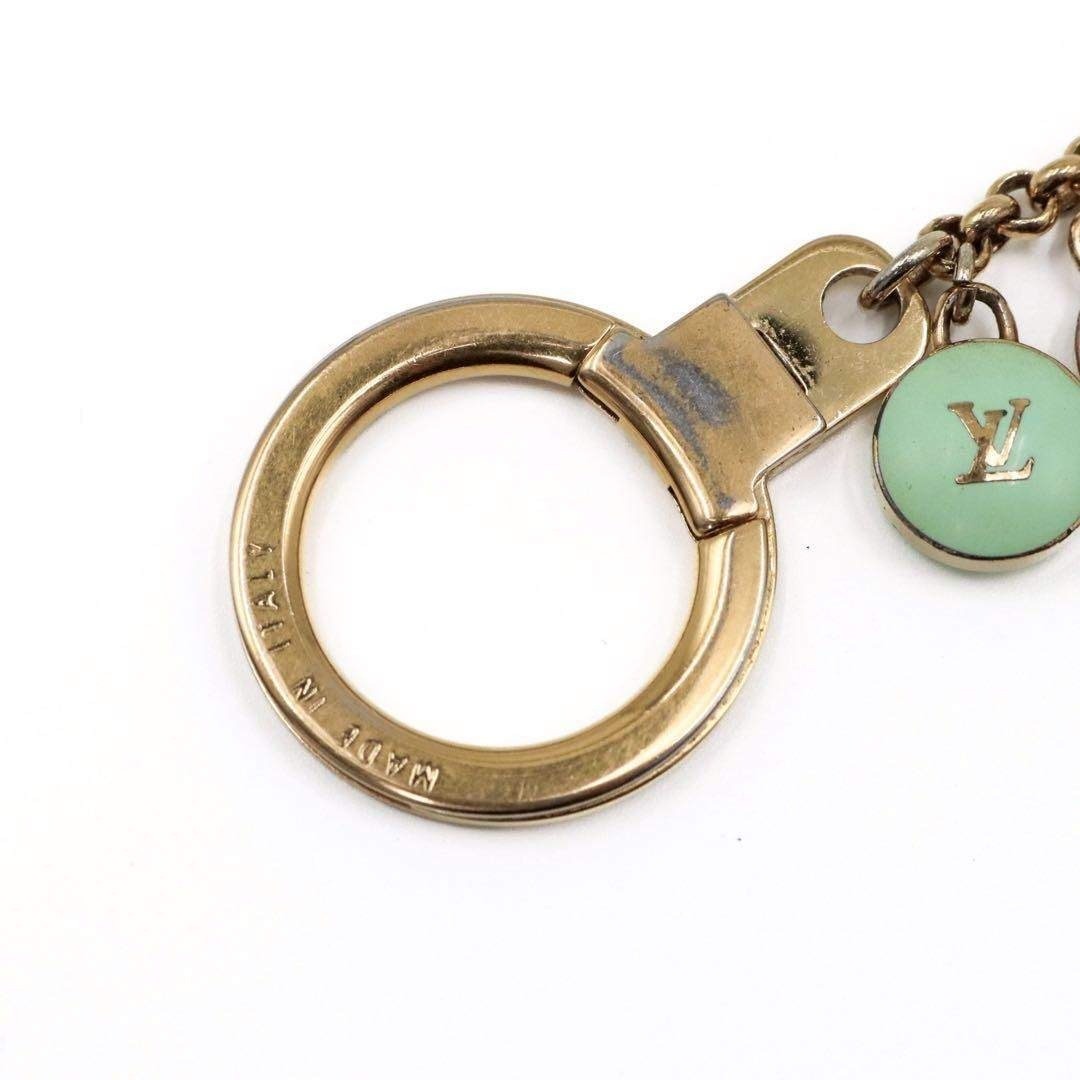 Louis Vuitton Auth M65380 Porte Cles Chenne Pastilles Key Ring Charm 21 cm 8.3"