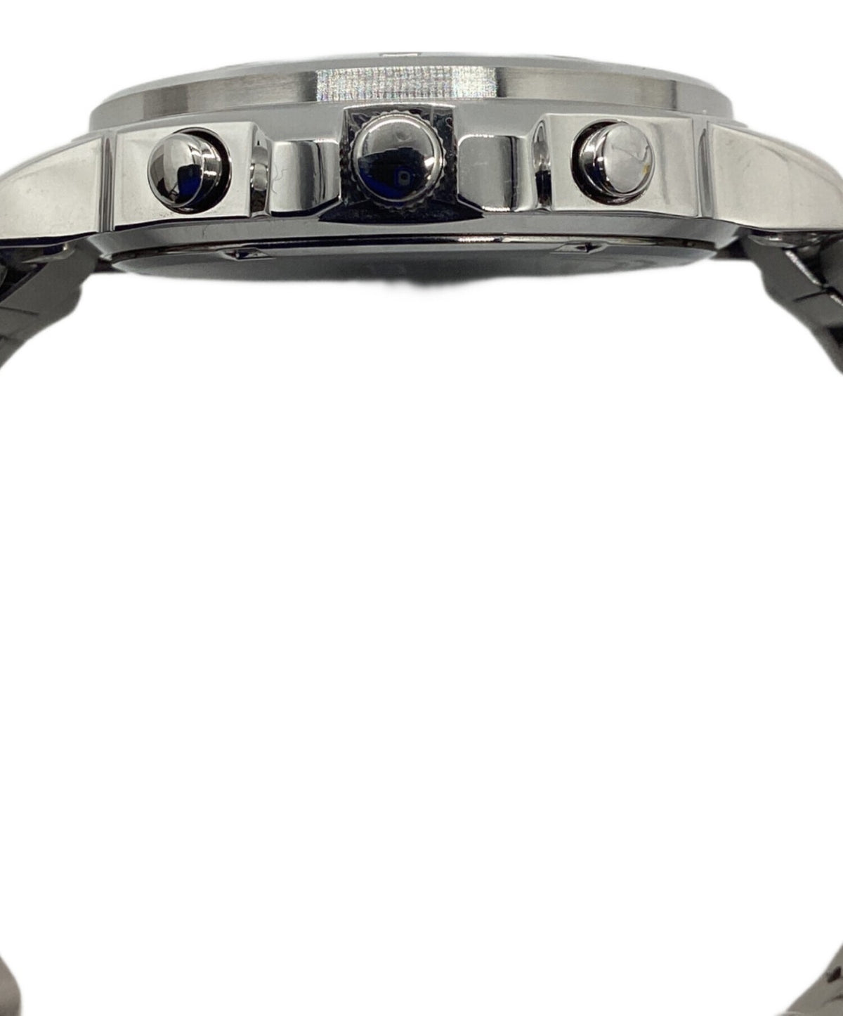 SEIKO Chronograph 7T92-0CA0 Mens Watch White Dial Stainless Steel Quartz 50M