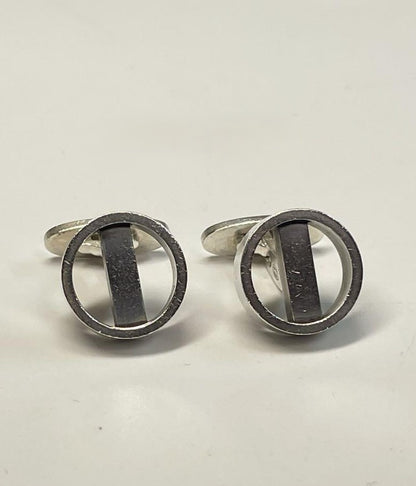 George Jensen # 91 Sterling Silver 925 Cufflinks Japan Used Vintage